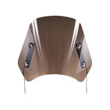 Maxbell Motorcycle Windscreen Motorbike Wind Deflector Premium Wind Deflector Screen Coffee