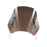 Maxbell Motorcycle Windscreen Motorbike Wind Deflector Premium Wind Deflector Screen Coffee