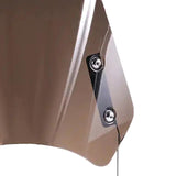 Maxbell Motorcycle Windscreen Motorbike Wind Deflector Premium Wind Deflector Screen Coffee