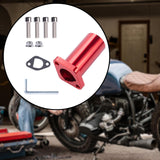 Maxbell Motorcycle Carburetor Interface Sturdy Carburetor Adapter for Motorbike Red
