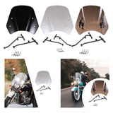 Maxbell Wind Screen Repair Parts Motorcycle Windshield for Benelli Leoncino 500 transparent