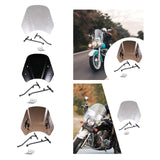 Maxbell Wind Screen Repair Parts Motorcycle Windshield for Benelli Leoncino 500 transparent