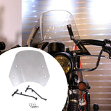 Maxbell Wind Screen Repair Parts Motorcycle Windshield for Benelli Leoncino 500 transparent