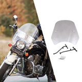 Maxbell Wind Screen Repair Parts Motorcycle Windshield for Benelli Leoncino 500 transparent