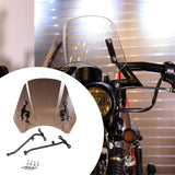 Maxbell Wind Screen Repair Parts Motorcycle Windshield for Benelli Leoncino 500 smoked