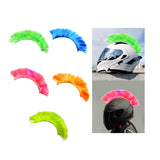 Maxbell Helmet Wigs Cosplay Party Hairpiece for Scooters Motorcycle Bike Skiing Green