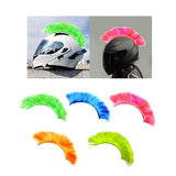 Maxbell Helmet Wigs Cosplay Party Hairpiece for Scooters Motorcycle Bike Skiing Green