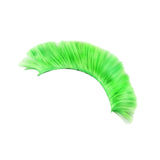 Maxbell Helmet Wigs Cosplay Party Hairpiece for Scooters Motorcycle Bike Skiing Green