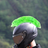 Maxbell Helmet Wigs Cosplay Party Hairpiece for Scooters Motorcycle Bike Skiing Green