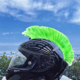 Maxbell Helmet Wigs Cosplay Party Hairpiece for Scooters Motorcycle Bike Skiing Green