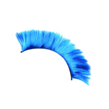 Maxbell Helmet Wigs Cosplay Party Hairpiece for Scooters Motorcycle Bike Skiing Blue