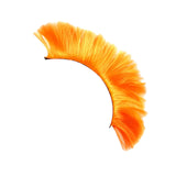 Maxbell Helmet Wigs Cosplay Party Hairpiece for Scooters Motorcycle Bike Skiing Orange