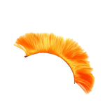 Maxbell Helmet Wigs Cosplay Party Hairpiece for Scooters Motorcycle Bike Skiing Orange