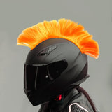 Maxbell Helmet Wigs Cosplay Party Hairpiece for Scooters Motorcycle Bike Skiing Orange