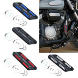 Maxbell Exhaust Heat Shield Motorcycle Heat Guard Cover for Premium Spare Parts Black