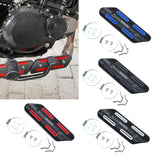 Maxbell Exhaust Heat Shield Motorcycle Heat Guard Cover for Premium Spare Parts Black