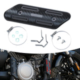 Maxbell Exhaust Heat Shield Motorcycle Heat Guard Cover for Premium Spare Parts Black