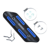 Maxbell Exhaust Heat Shield Motorcycle Heat Guard Cover for Premium Spare Parts Blue