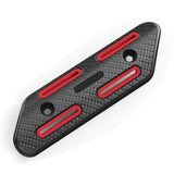 Maxbell Exhaust Heat Shield Motorcycle Heat Guard Cover for Premium Spare Parts Red