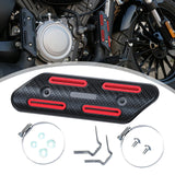 Maxbell Exhaust Heat Shield Motorcycle Heat Guard Cover for Premium Spare Parts Red