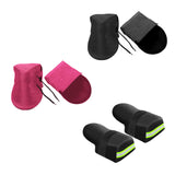 Maxbell 2x Summer Motorcycle Handlebar Muffs Waterproof Easy Installation Hand Muffs Solid Black