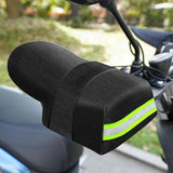 Maxbell 2x Summer Motorcycle Handlebar Muffs Waterproof Easy Installation Hand Muffs Solid Black