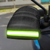 Maxbell 2x Summer Motorcycle Handlebar Muffs Waterproof Easy Installation Hand Muffs Solid Black