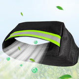 Maxbell 2x Summer Motorcycle Handlebar Muffs Waterproof Easy Installation Hand Muffs Solid Black