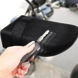 Maxbell 2x Summer Motorcycle Handlebar Muffs Waterproof Easy Installation Hand Muffs Solid Black