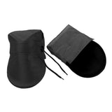 Maxbell 2x Summer Motorcycle Handlebar Muffs Waterproof Easy Installation Hand Muffs Solid Black