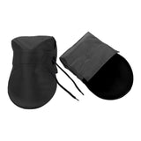 Maxbell 2x Summer Motorcycle Handlebar Muffs Waterproof Easy Installation Hand Muffs Solid Black