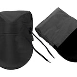 Maxbell 2x Summer Motorcycle Handlebar Muffs Waterproof Easy Installation Hand Muffs Solid Black