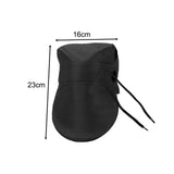 Maxbell 2x Summer Motorcycle Handlebar Muffs Waterproof Easy Installation Hand Muffs Solid Black