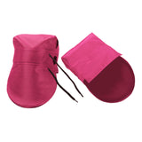 Maxbell 2x Summer Motorcycle Handlebar Muffs Waterproof Easy Installation Hand Muffs Rose Red