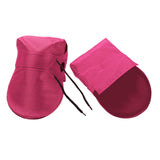 Maxbell 2x Summer Motorcycle Handlebar Muffs Waterproof Easy Installation Hand Muffs Rose Red