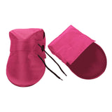 Maxbell 2x Summer Motorcycle Handlebar Muffs Waterproof Easy Installation Hand Muffs Rose Red