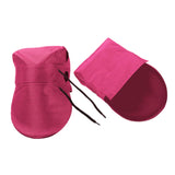 Maxbell 2x Summer Motorcycle Handlebar Muffs Waterproof Easy Installation Hand Muffs Rose Red