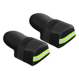 Maxbell 2x Summer Motorcycle Handlebar Muffs Waterproof Easy Installation Hand Muffs Black Reflective