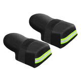 Maxbell 2x Summer Motorcycle Handlebar Muffs Waterproof Easy Installation Hand Muffs Black Reflective