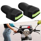 Maxbell 2x Summer Motorcycle Handlebar Muffs Waterproof Easy Installation Hand Muffs Black Reflective