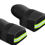 Maxbell 2x Summer Motorcycle Handlebar Muffs Waterproof Easy Installation Hand Muffs Black Reflective