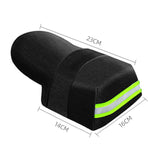 Maxbell 2x Summer Motorcycle Handlebar Muffs Waterproof Easy Installation Hand Muffs Black Reflective