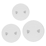 Maxbell Marine Deck Cover Nonslip Deck Plate Access Lid for Marine Boat White