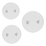 Maxbell Marine Deck Cover Nonslip Deck Plate Access Lid for Marine Boat White