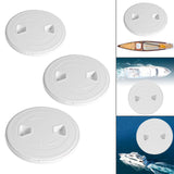 Maxbell Marine Deck Cover Nonslip Deck Plate Access Lid for Marine Boat White