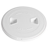 Maxbell Marine Deck Cover Nonslip Deck Plate Access Lid for Marine Boat White