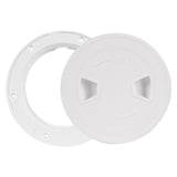 Maxbell Marine Deck Cover Nonslip Deck Plate Access Lid for Marine Boat White