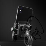 Maxbell Motorcycle Phone Holder USB 3.0 Charger Sturdy Accessories Cellphone Charger