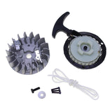 Maxbell Pull Starter Pull Cord Flywheel Kits for Two Stroke 49cc Mini Pocket Bike