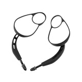 Maxbell Motorcycle Rearview Mirrors Split Vision Mirrors for Davidson 1982-2023 Black
